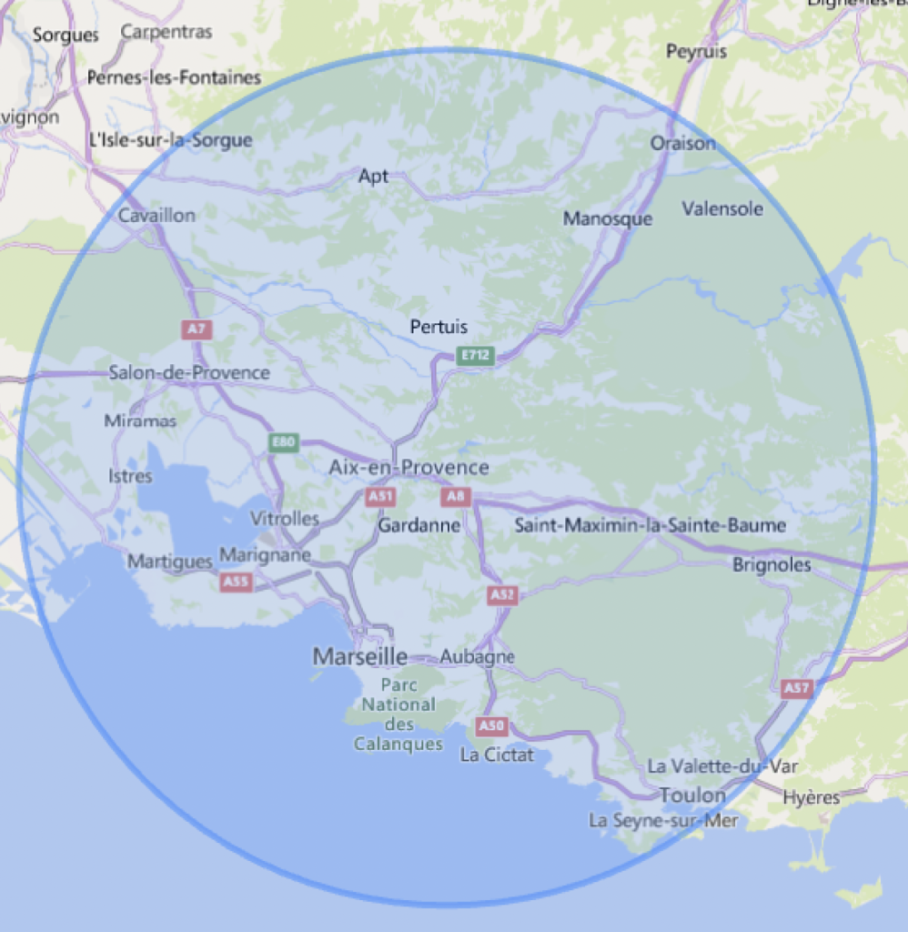 Zone intervention Pompes funebres Marseille
